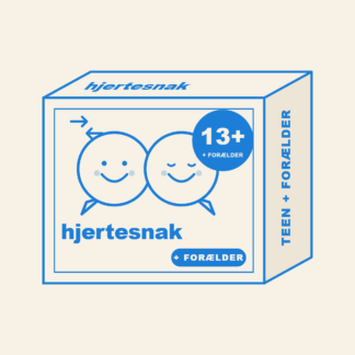 Hjertesnak Teen + forælder – samtalekort til teenager og forælder